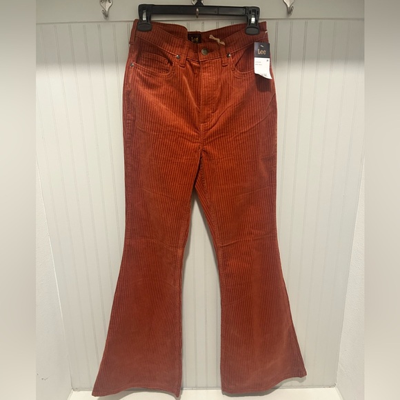 Lee Rust Flare Pants - Picture 2 of 3